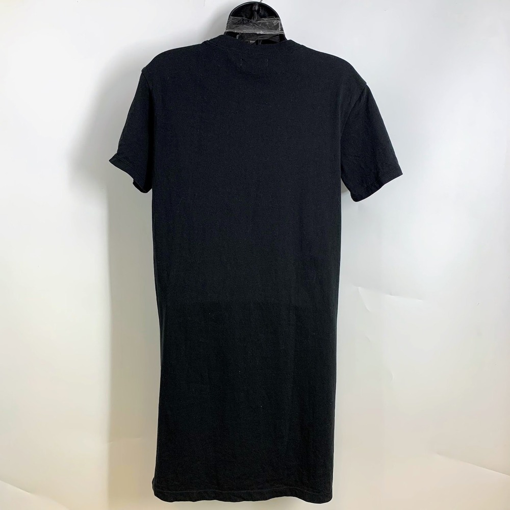 Madewell‎ Women's Tee Dress Black Cotton Short Sleeve T Shirt Dress Size XS - Picture 2 of 14